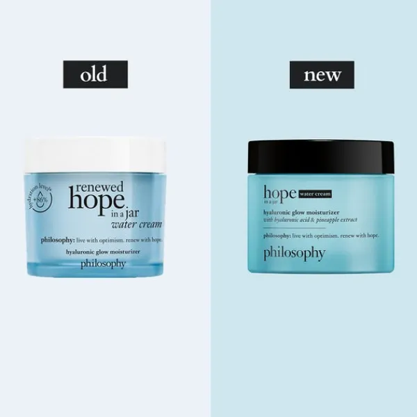 Hope In A Jar Philosophy Water Cream Hyaluronic Glow Moisturizer 60ml Outlet
