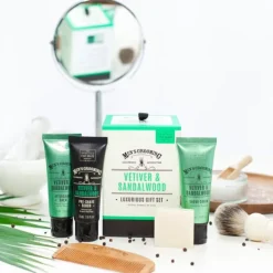 Gifts & Sets Scottish Fine Soaps Vetiver & Sandalwood Luxurious Gift Set Hot