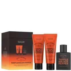 Thistle & Black Pepper Scottish Fine Soaps Well Groomed Gift Set Fashion