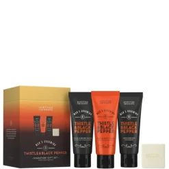 Thistle & Black Pepper Scottish Fine Soaps Signature Gift Set Best
