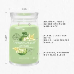 Signature Jar Candle Yankee Candle Large Jar Vanilla Lime 567g Best