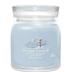 Signature Jar Candle Yankee Candle Medium North Pole Hideaway 368g Clearance