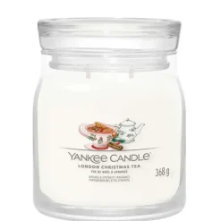 Signature Jar Candle Yankee Candle Medium London Christmas Tea 368g Discount