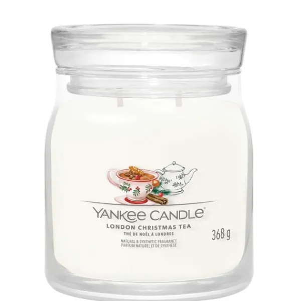 Signature Jar Candle Yankee Candle Medium London Christmas Tea 368g Discount