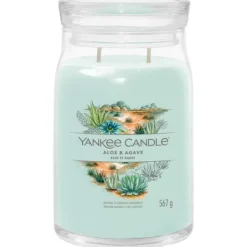 Signature Jar Candle Yankee Candle Large Aloe & Agave 567g Clearance
