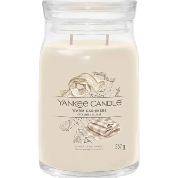 Signature Jar Candle Yankee Candle Large Jar Warm Cashmere 567g New
