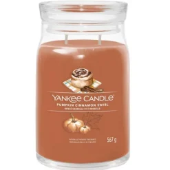 Signature Jar Candle Yankee Candle Large Pumpkin Cinnamon Swirl 567g Sale