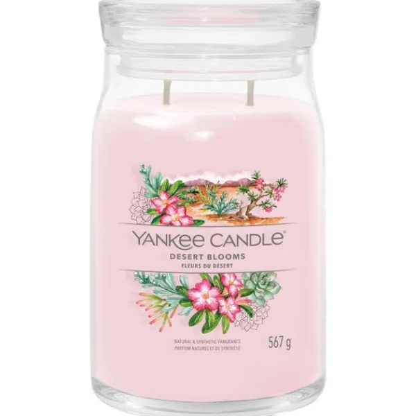 Signature Jar Candle Yankee Candle Large Desert Blooms 567g Hot